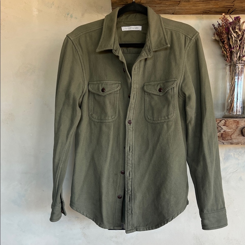 Outerknown Mens Blanket Shirt Jacket